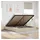 vidaXL Ottoman-Bett ohne Matratze Creme 160x200 cm Stoff