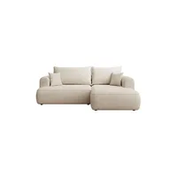 Selsey Ecksofa Ovo Mini   , creme , Maße (cm): B: 238 H: 93