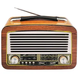 LTC 102UBT Retro-Radio braun