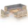 vidaXL Garten-Lounge-Set 9-tlg. grau
