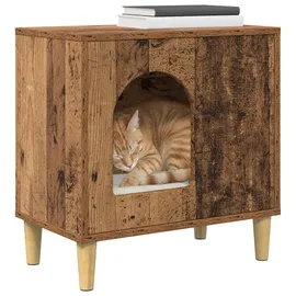 vidaXL Katzenhaus Altholz 51 x 30 x 52 cm Holzwerkstoff