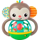Bright Starts Grab & Giggle Monkey Rassel bunt