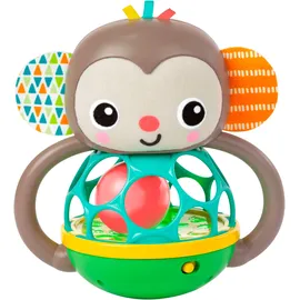 Bright Starts Grab & Giggle Monkey Rassel bunt