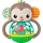 Bright Starts Grab & Giggle Monkey Rassel bunt