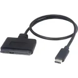 MicroConnect USB-C - SATA Adapter 0,20 m - Schwarz