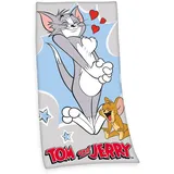 Herding Velourstuch Tom & Jerry, 70 x 140 cm, 100% Baumwolle, Velours