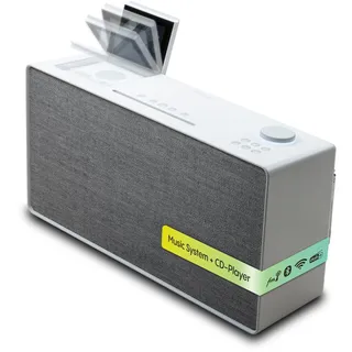 Internetradio, DAB+, Internet Radio, Bluetooth, Cotton White