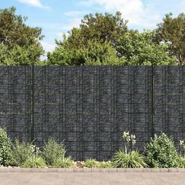 vidaXL Garten-Sichtschutz 70 x 19 cm Grau PVC