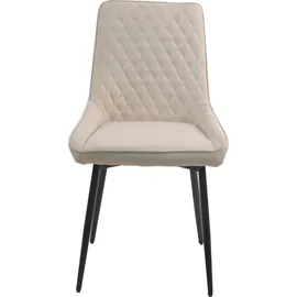 Möbilia Esszimmerstuhl WAVRE Stoff beige 2er Set