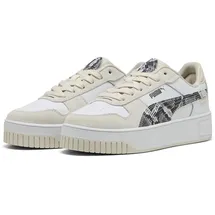 Puma Carina Street Snake Damen Weite M Weiß/Alpine Snow 40