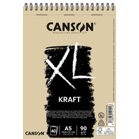 Canson XL® Kraft, Zeichenblock, DIN A5, 40 Blätter