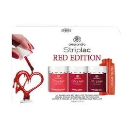 Alessandro Striplac Peel or Soak Farbset Red Collection Nagellack-Set