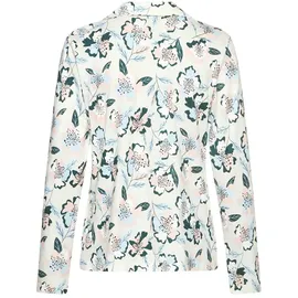 s.Oliver Pyjamaoberteil Floral Blau/Rosa 40/42