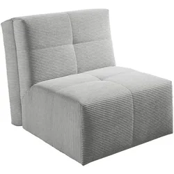 Nehl Schlafsessel Solino Cord Silber