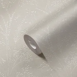 A.S. Création "Pure Elegance Tapete mit Ästen Mustertapete Floral Blumen", braun (braun,beige,weiß), B:0,53m H:0,02m L:10,05m, Vlies, Tapeten, Vliestapete Blumentapete für Schlafzimmer Küche Wohnzimmer Äste Design