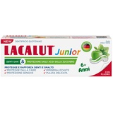 Lacalut Junior Zahnpasta 6+ Jahre Tägliche Hygiene Kariesschutz mit Fluor und Xylit Geschmack Apfel und Minze 55ml