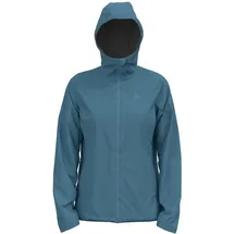 Odlo Damen Regenjacke Aegis 2.5l Waterproof I Wasserdichte Hardshell Wanderjacke Outdoor Jacket, Provincial Blue, XXL EU