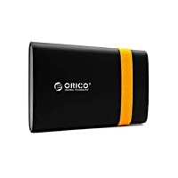 Orico 80GB USB 3.0 Externe tragbare 2.5" Festplatte 2538U3 External Portable HDD Geschenk zu Weihnachten für PC Laptop Notebook Computer mac ps4 ps5 Xbox kompatibel mit Windows Mac OS Linux - orange