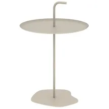 casa.pro Calimera Beistelltisch Ø 38 x 56,5 cm Braun/Champagne