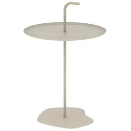 casa.pro Calimera Beistelltisch Ø 38 x 56,5 cm Braun/Champagne