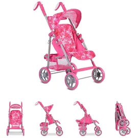 Moni Puppenwagen Stars 9351 pink