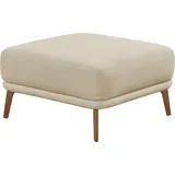 Schöner Wohnen Hocker Pearl Polyester 80 x 45 x 80 cm Beige