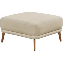 Schöner Wohnen Hocker Pearl Polyester 80 x 45 x 80 cm Beige