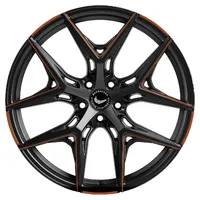 Barracuda Razzer mattblack copper Puresports gefräst Alufelge 20 Zoll ET20 5x112 ML66,5
