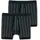 SCHIESSER Herren Slips gestreift schwarz L 2er Pack