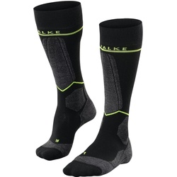 Falke Skisocke SK Compression Wool (mit gradueller Kompression) schwarz Herren - 1 Paar