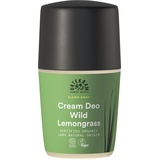 Urtekram Wild Lemongrass Cream Deo mit wildem Zitronengras, Blown Away, 50 ml Vegan, Bio