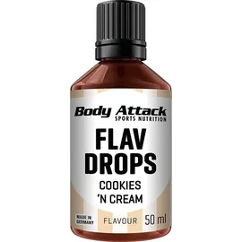 Body Attack Flav Drops 50ml Cookies'n Cream