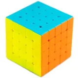 Logica Spiele – Zauberwürfel 5x5 Qizhen S2 ohne Aufkleber – Super klebend mit lebendigen Farben – Puzzlespiel für Erwachsene und Kinder