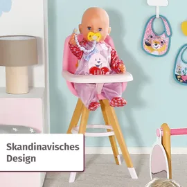 BABY BORN Puppenhochstuhl Puppenstuhl rosa 829271