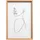 WALTHER+ DESIGN Silhouette Holzrahmen Buche 30x40 cm 3er Set