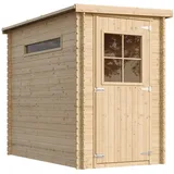 TIMBELA Gerätehaus M306 1,44 x 2,39 m Beige