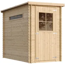 TIMBELA Gerätehaus M306 1,44 x 2,39 m Beige