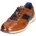 Denim Schnürschuhe in cognac Gr 44
