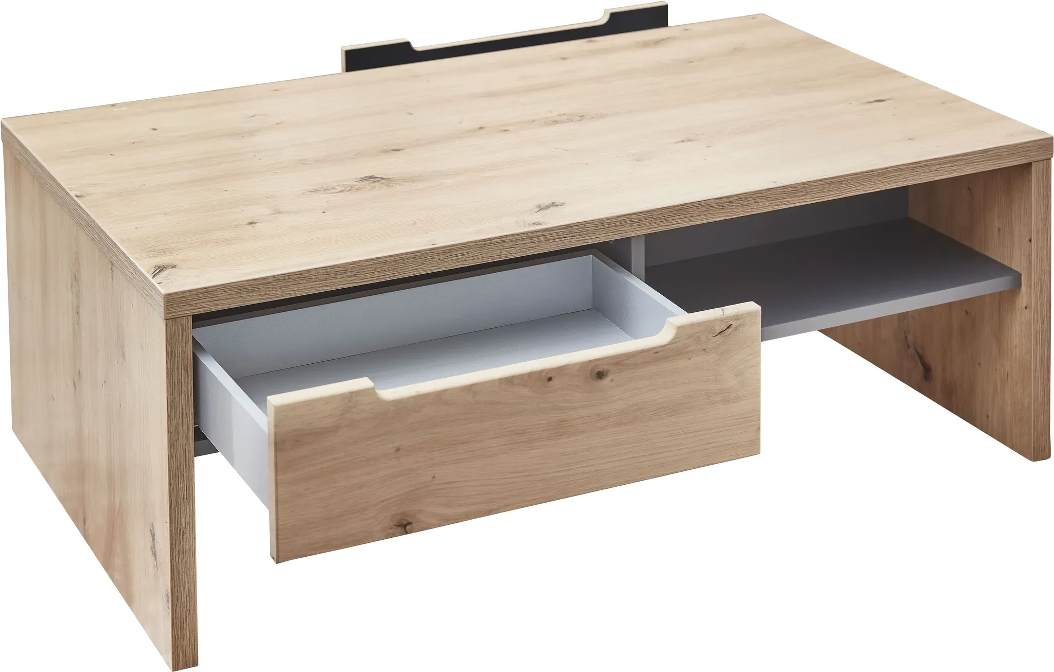 Couchtisch INNOSTYLE, braun (braun, artisan eiche), B:110cm H:40cm T:65cm, Oberboden: Artisan Eiche Nachbildung (Spanplatte); Front Schubkasten: Artisan Eiche (MDF), Tische, Couchtisch
