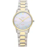 Boccia Titanium Boccia Damenarmbanduhr Solar 3363-04 Perlmutt, Titan, Bicolor