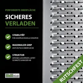 Trutzholm Auffahrrampe 189 cm 200 lg klappbar Stahl geriffelt silber 1 St.
