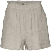 Vero Moda Damen Vmnatali Hw Noos Shorts, Silver Lining,