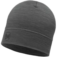 Buff Merinowolle Mütze Lightweight grey