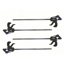 Vago-Tools 4x Schnellspannzwinge 450 mm Einhandzwinge Klemmzwinge