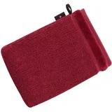 VOSSEN Pure Waschhandschuh 16 x 22 cm red rock