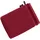VOSSEN Pure Waschhandschuh 16 x 22 cm red rock