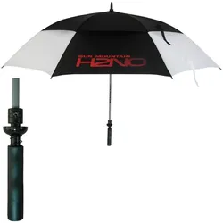 Sun Mountain UV Golf Regenschirm schwarz/weiss