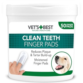 Vet's Best Clean Zahn-Reinigungspads - 50 Pads
