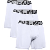 Under Armour Charged Boxer 6in white S 3er Pack