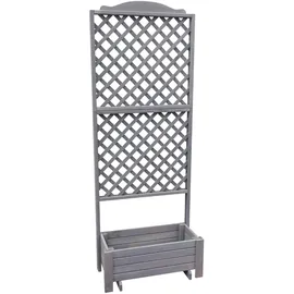 Promadino Rankkasten Romantica 80 x 38 x 210 cm Grau